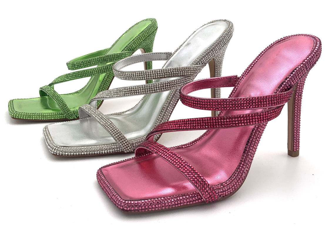Pelle Donna Sandali a tacco alto Comodo Stiletto Tipo tacco