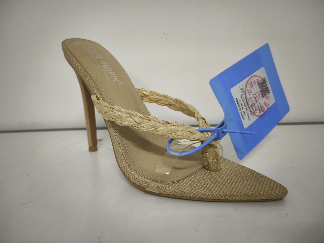 OEM Colore Donna Stiletto tacchi con suola esterna in gomma Materiale tacco alto 3-4.5In