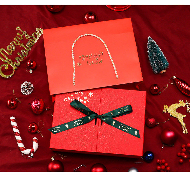 Scatola di carta regalo in stile pieghevole di grandi dimensioni Diverse dimensioni Logo personalizzato stampato