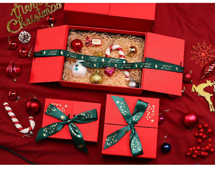 Scatola di carta regalo in stile pieghevole di grandi dimensioni Diverse dimensioni Logo personalizzato stampato